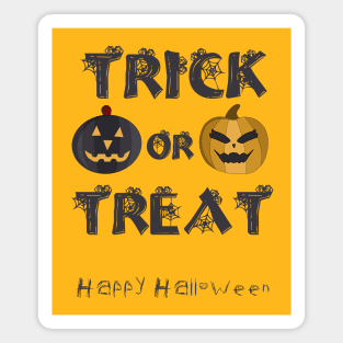 Trick or Treat Happy Halloween Magnet